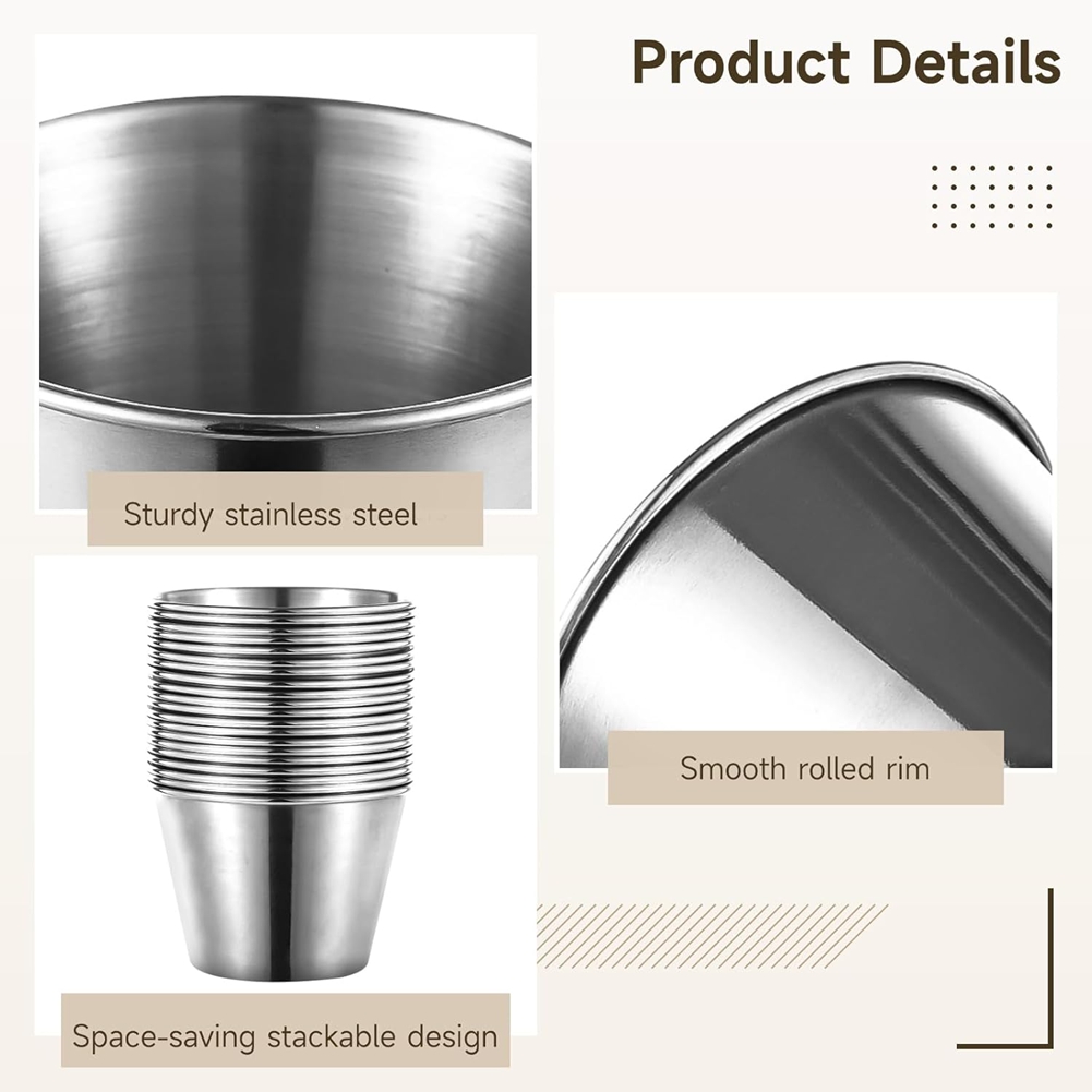 Sauce Dipping Cup - J1UL1N, confezione da 60 coppette in