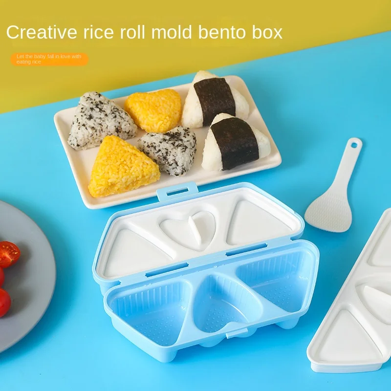 Meal Prep With Rice - Pieghevole portatile triangolo amore sushi strumento