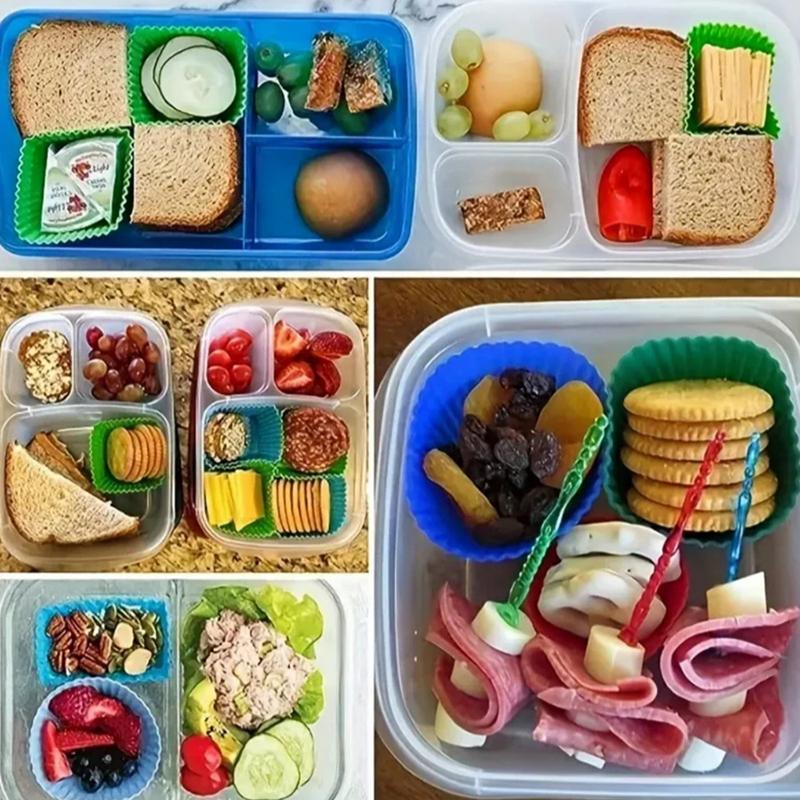● 12/24 Pezzi Divisori in Sili - Meal Prep Template recensione e prezzo