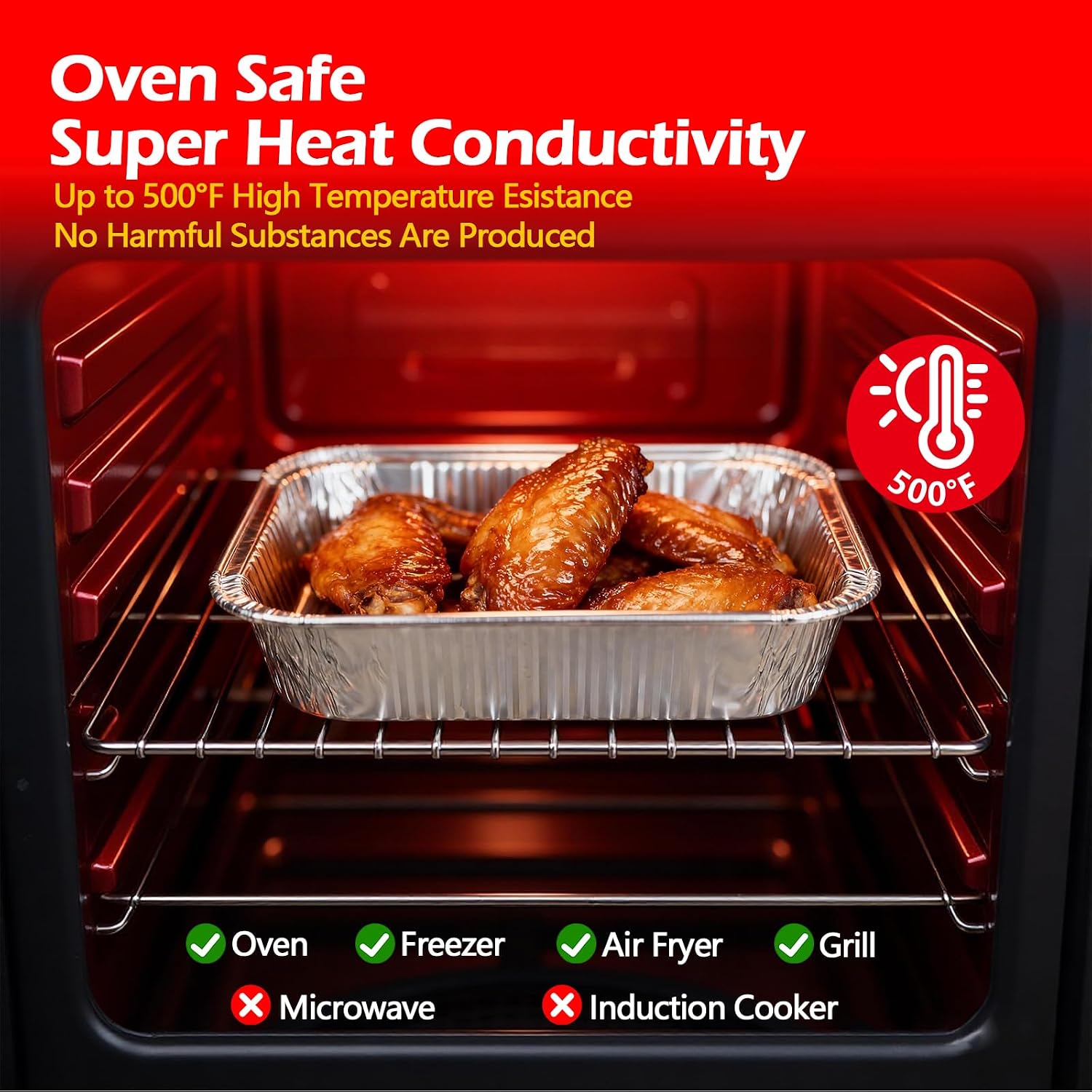 8 vaschette in alluminio con c - Meal Prep Or Prep Meal recensione e prezzo