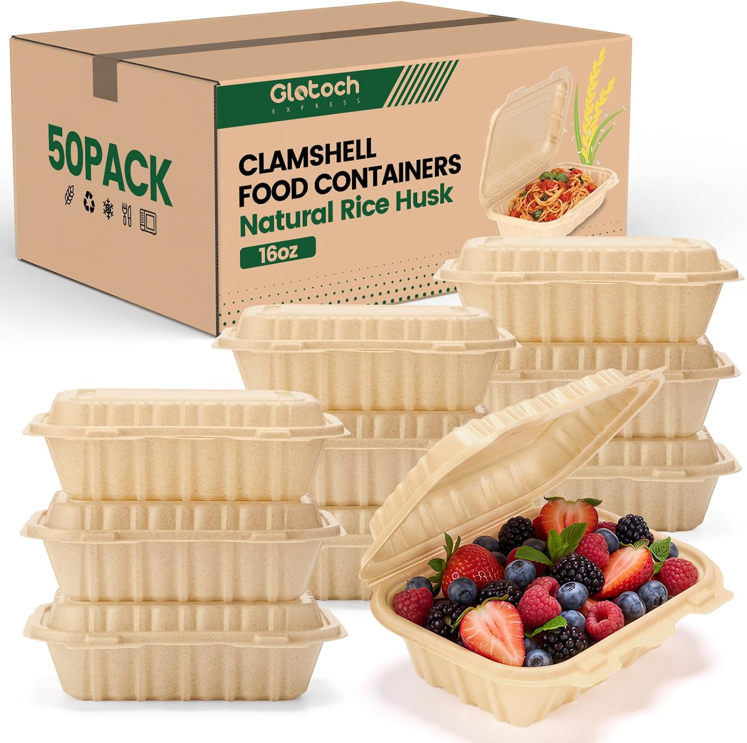 Confezione da 50 Contenitori C - Meal Prep With Rice recensione e prezzo
