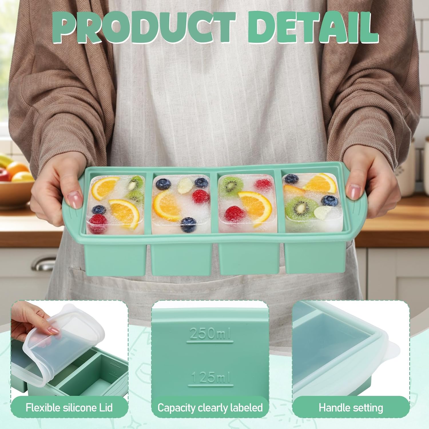 Vassoio in silicone per congel - Meal Prep Template recensione e prezzo